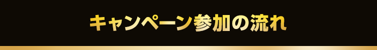 キャンペーン参加の流れ